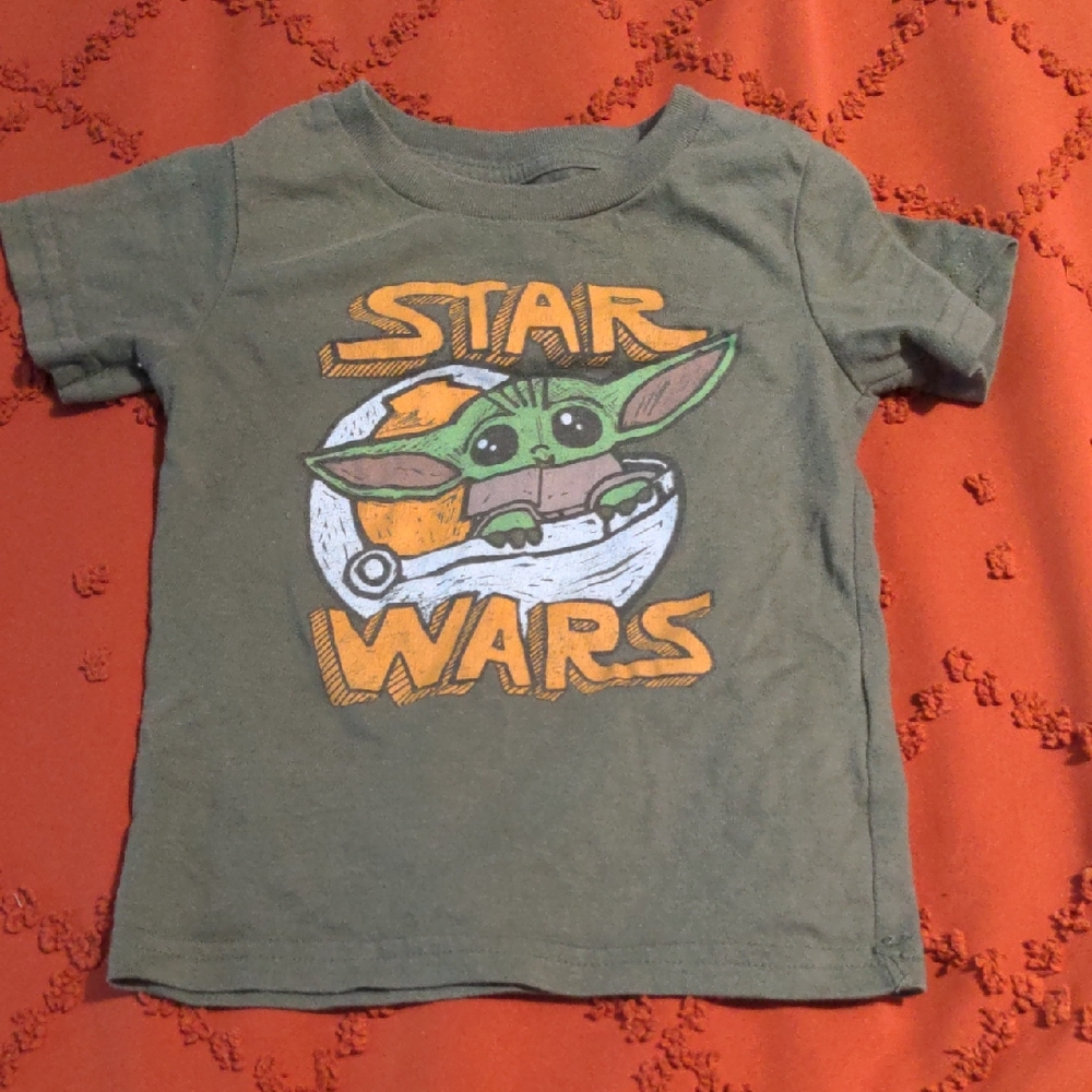 Star Wars Kids Tee with Baby Yoda Design